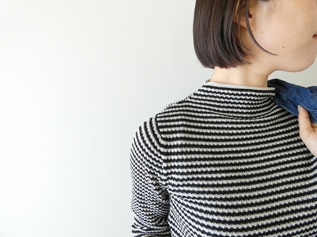 maomade(マオメイド) ふわふわワッフルシリーズ ゆるっふわっワッフル編みモックネックプルオーバーの商品画像5