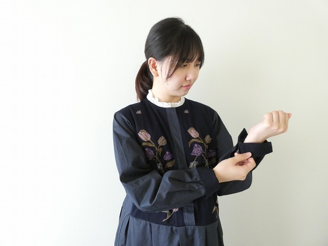 ANTIPAST(アンティパスト) BOUQUET TULIP SOCK KNIT DRESSの商品画像7