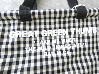 R&D.M(オールドマンズテーラー) GINGAM CHECK FLOWER MARKET BAG (S)の商品画像22
