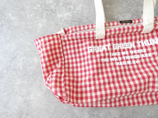 R&D.M(オールドマンズテーラー) GINGAM CHECK FLOWER MARKET BAG (S)の商品画像25