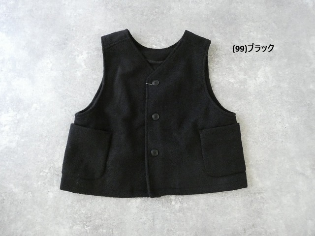 PARADIS(パラディ) ドビーニットメルトン2WAYベストの商品画像9