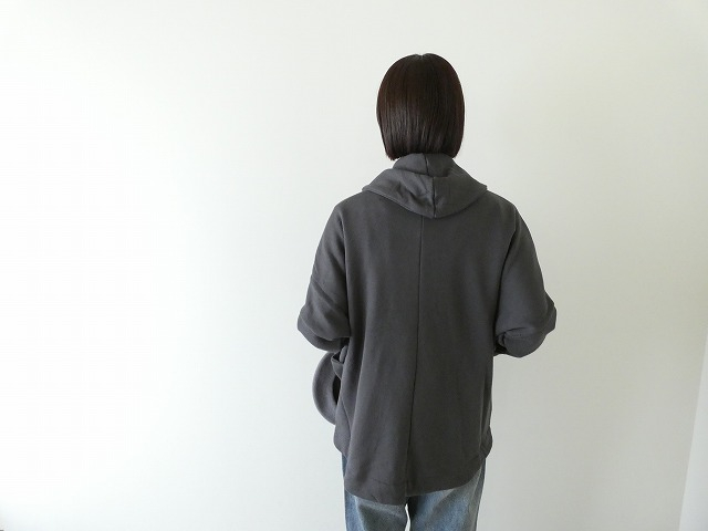 TANG(タング) コットン裏毛ショールカラーカーディガンの商品画像2