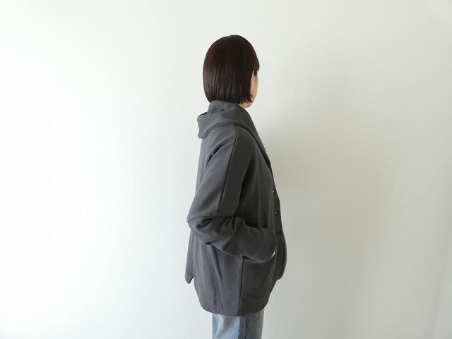 TANG(タング) コットン裏毛ショールカラーカーディガンの商品画像4