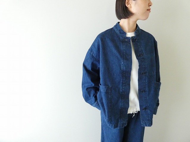 TRAVAIL MANUEL(トラバイユマニュアル) ムラ糸デニムユニティジャケットの商品画像2