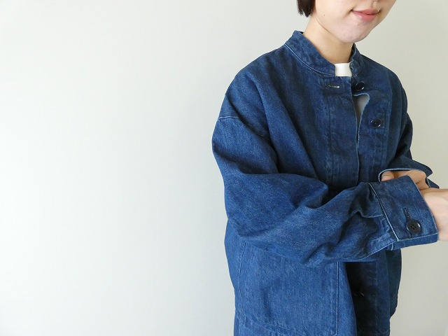 TRAVAIL MANUEL(トラバイユマニュアル) ムラ糸デニムユニティジャケットの商品画像7