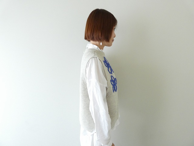 tumugu(ツムグ) ハンド刺繍ラムナイロン2WAYベストの商品画像7