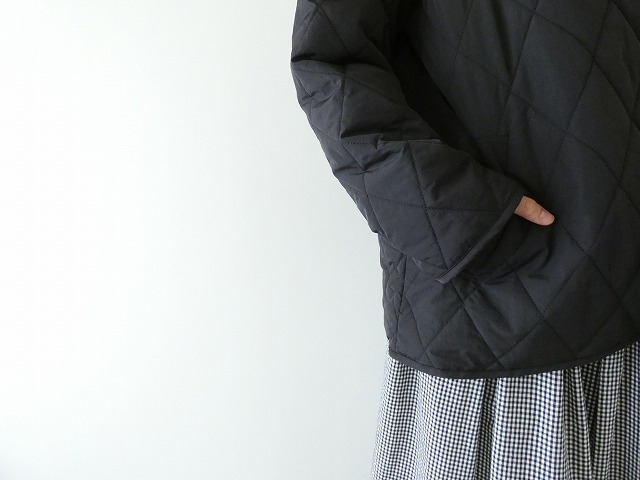 ichi(イチ) 中綿キルティングハイネックコートの商品画像6