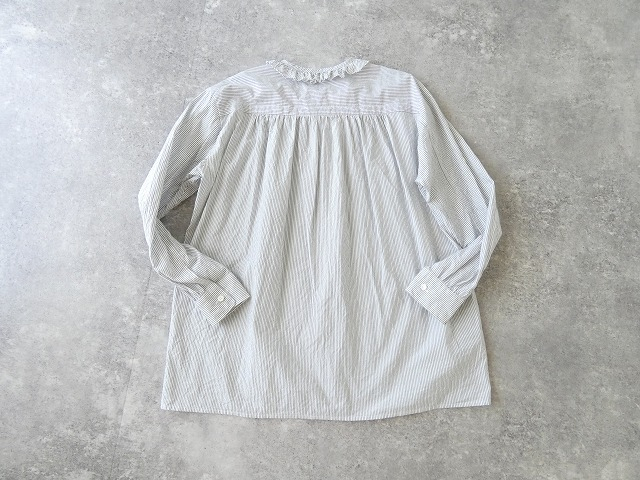 homspun(ホームスパン) ハイカウントクロスフリルブラウスの商品画像10