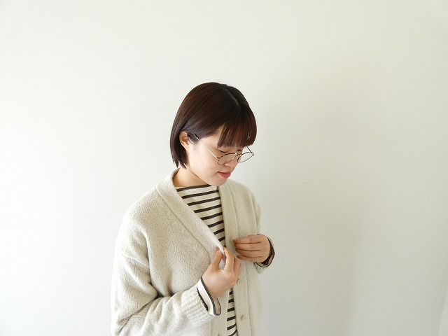 evam eva(エヴァムエヴァ) renew-wool cardiganの商品画像5