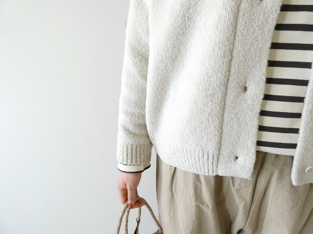 evam eva(エヴァムエヴァ) renew-wool cardiganの商品画像6