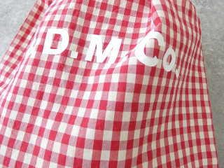 R&D.M(オールドマンズテーラー) GINGHAM CHECK DRAWSTRING BAG　Lsizeの商品画像32
