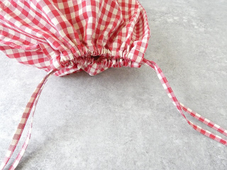 R&D.M(オールドマンズテーラー) GINGHAM CHECK DRAWSTRING BAG　Lsizeの商品画像35