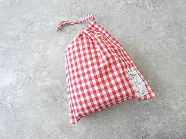 R&D.M(オールドマンズテーラー) GINGHAM CHECK DRAWSTRING BAG　Ssizeの商品画像15