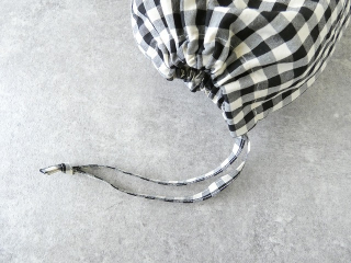 R&D.M(オールドマンズテーラー) GINGHAM CHECK DRAWSTRING BAG　Ssizeの商品画像26