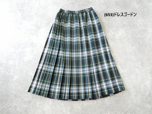 Sarahwear(サラウェア) ウールタータンプリーツスカートの商品画像10