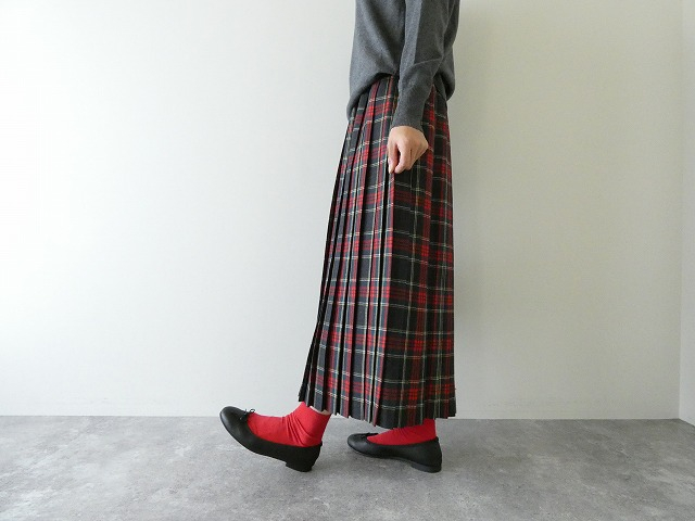 ジェーンマープル　プリーツ　ウールスカートパンツ b64041_1.jpg