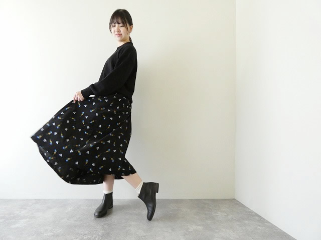 【美品】bulle de savon 野山刺繍 スカート ビュルデサボン 野山刺繍 スカート - メルカリ