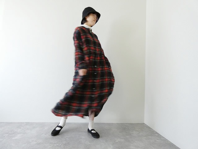 ichi Antiquités(イチアンティークス) タータンチェックドレスの商品画像8