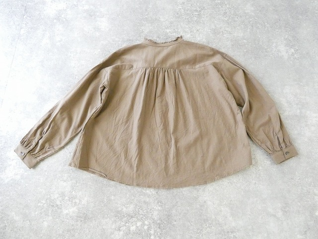ina(イナ) ビエラナチュラルピーチワッシャー襟フリルブラウスの商品画像13