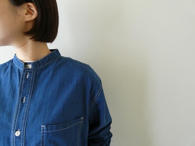 clip.tab(クリップタブ) インディゴシャンブレーポケットシャツの商品画像6
