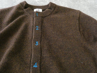 I am I in fact(アイアムアイ インファクト) UPW数字刺繍クルーカーディガンの商品画像36