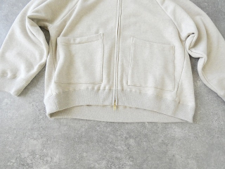 Blue Lake Market(ブルーレイクマーケット) トビ裏毛ラグランジップパーカーの商品画像24