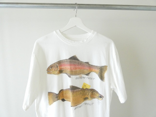 KAPITAL(キャピタル) 天竺クルーT　トラウト2匹PECKISH RAINBOWYプリントの商品画像21