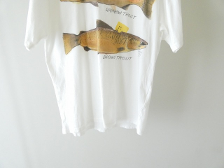 KAPITAL(キャピタル) 天竺クルーT　トラウト2匹PECKISH RAINBOWYプリントの商品画像22