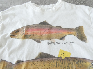 KAPITAL(キャピタル) 天竺クルーT　トラウト2匹PECKISH RAINBOWYプリントの商品画像27