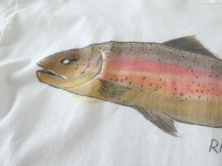 KAPITAL(キャピタル) 天竺クルーT　トラウト2匹PECKISH RAINBOWYプリントの商品画像29