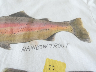 KAPITAL(キャピタル) 天竺クルーT　トラウト2匹PECKISH RAINBOWYプリントの商品画像30
