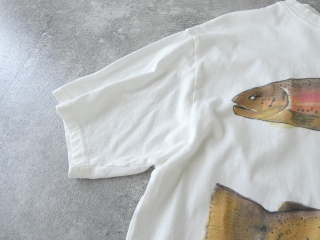 KAPITAL(キャピタル) 天竺クルーT　トラウト2匹PECKISH RAINBOWYプリントの商品画像33