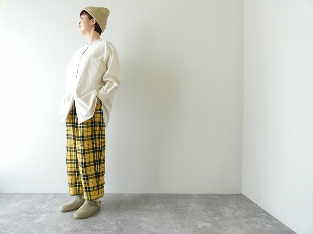 MidiUmi(ミディウミ) HOMEバンドカラーシャツの商品画像1