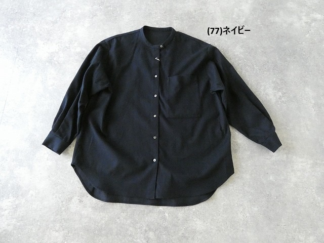 MidiUmi(ミディウミ) HOMEバンドカラーシャツの商品画像12
