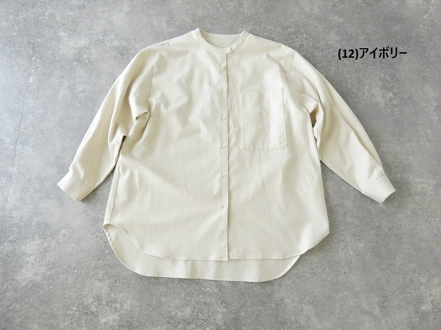 MidiUmi(ミディウミ) HOMEバンドカラーシャツの商品画像13