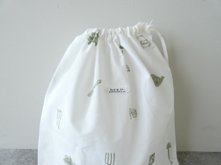 R&D.M(オールドマンズテーラー) COTTON LINEN GREAT GREEN THUMB DRAWSTRING BAGの商品画像21