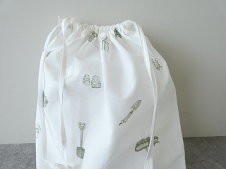 R&D.M(オールドマンズテーラー) COTTON LINEN GREAT GREEN THUMB DRAWSTRING BAGの商品画像28
