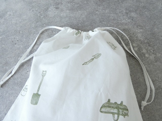 R&D.M(オールドマンズテーラー) COTTON LINEN GREAT GREEN THUMB DRAWSTRING BAGの商品画像31