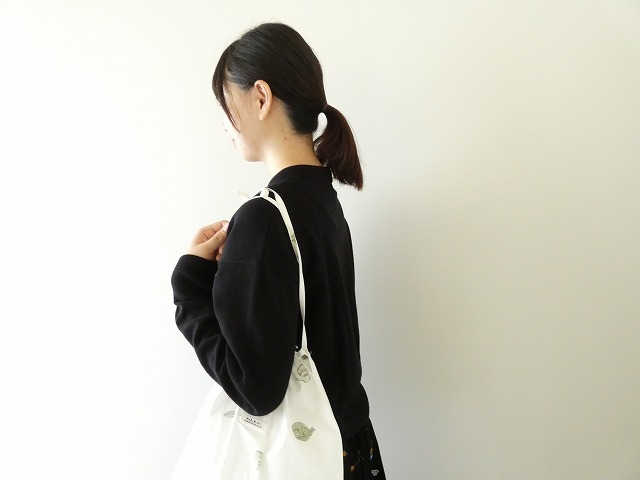 R&D.M(オールドマンズテーラー) COTTON LINEN GREAT GREEN THUMB DRAWSTRING BAGの商品画像5