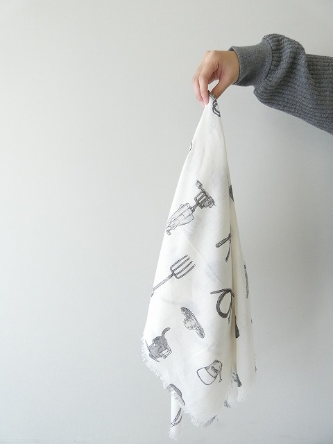 R&D.M(オールドマンズテーラー) GREAT GREEN THUMB GAUZE SHAWLの商品画像4