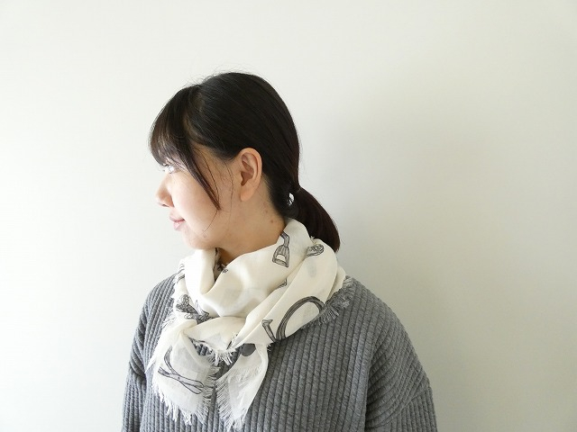 R&D.M(オールドマンズテーラー) GREAT GREEN THUMB GAUZE SHAWLの商品画像5