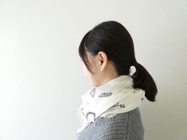 R&D.M(オールドマンズテーラー) GREAT GREEN THUMB GAUZE SHAWLの商品画像6