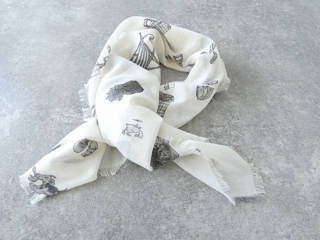 R&D.M(オールドマンズテーラー) GREAT GREEN THUMB GAUZE SHAWLの商品画像7