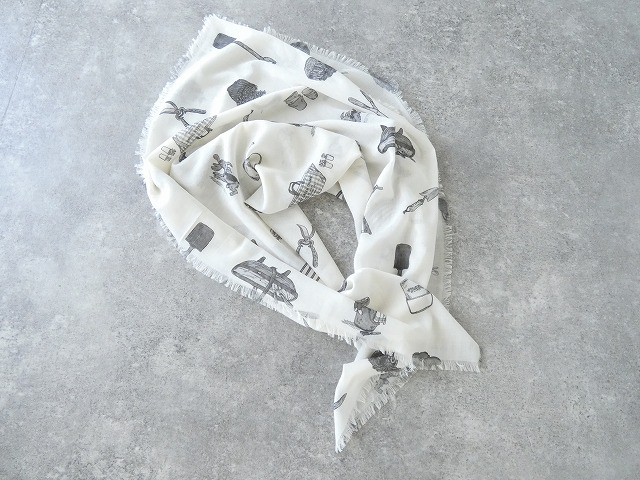 R&D.M(オールドマンズテーラー) GREAT GREEN THUMB GAUZE SHAWL