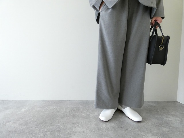 prit(プリット) ツイルストレッチ裏起毛ワイドパンツの商品画像4