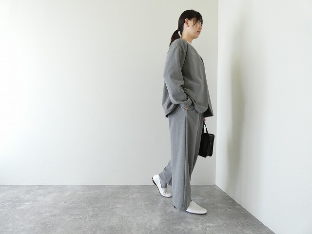 prit(プリット) ツイルストレッチ裏起毛ワイドパンツの商品画像6