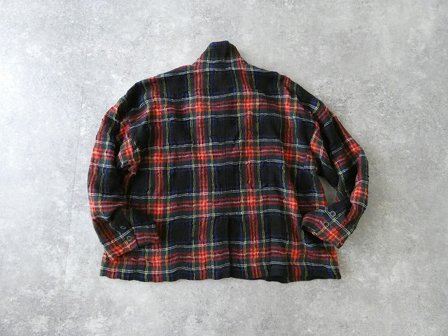 タータンチェックジャケット 4size / タータンチェックカラフルボアジャケット | jbgcompany
