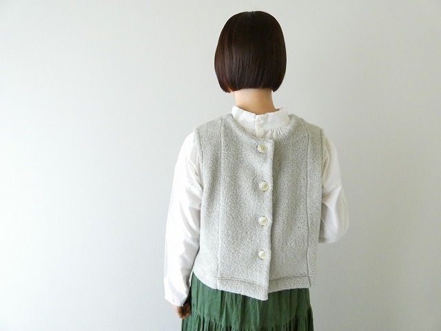 Hands of creation(ハンズオブクリエイション) トイプー起毛2wayショートベストの商品画像2