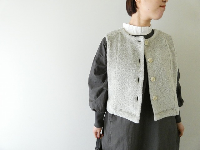 Hands of creation(ハンズオブクリエイション) トイプー起毛2wayショートベストの商品画像6