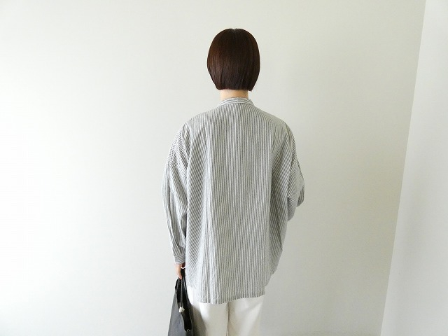 ichi(イチ) シャギーストライプシャツの商品画像4